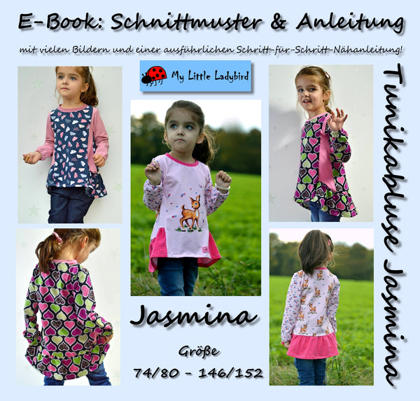 eBook - "Jasmina" - Tunikabluse - My little Ladybird - Glückpunkt