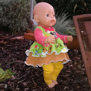 eBook - "Schmuckstück Joline" - Kleid für Puppen - Monalienchen