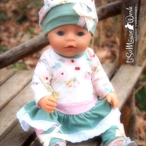 eBook - "Scarlett" - Gürtelkleid für Puppen - Monalienchen