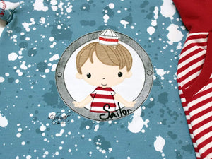Stickdatei - "Sailor Boy Button" - Lillylou