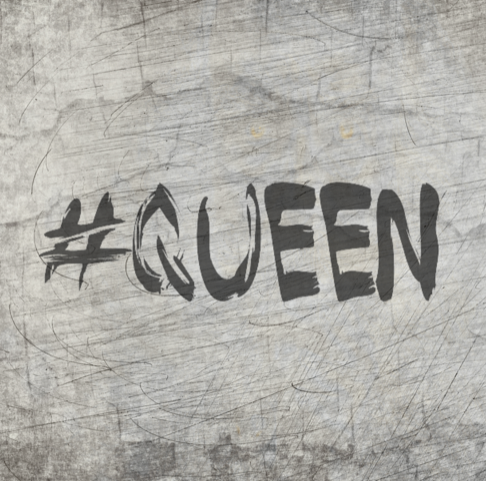 Plotterdatei - "#queen" - B.Style