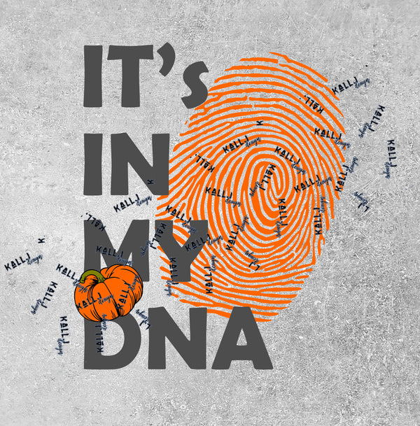 Plotterdatei - "Halloween - It’s in my DNA!" - Kall.i-Design