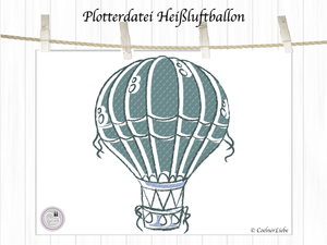 Plotterdatei - "Heißluftballon" - CoelnerLiebe
