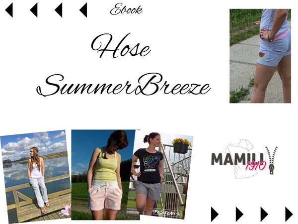 eBook - "SummerBreeze Damen" - Hose - Mamili1910 - Glückpunkt. Shop