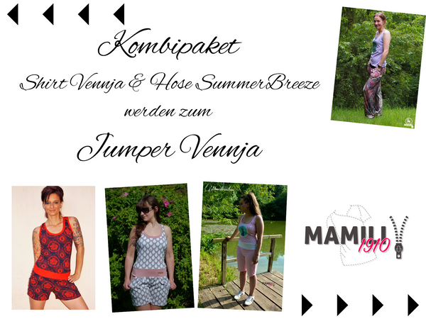 Kombi-eBook - "Shirt Vennja & Hose Summerbreeze" - Jumper - Mamili1910 - Glückpunkt. Shop