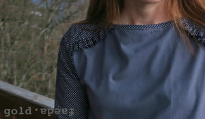 eBook - "Umerus" - Shirt - Damen nähen - Schnittmuster - Passe - Reißverschluss - Basic-Shirt - Elfriede & Fridolin