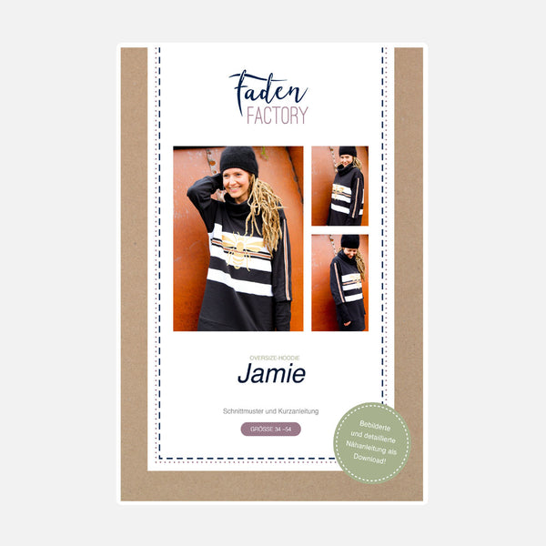 eBook - "Jamie" - Oversize-Hoodie - Fadenfactory