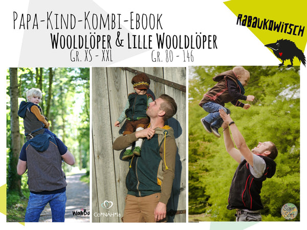 Kombi-eBook - "Lille Wooldlöper & Wooldlöper" - Weste - Rabaukowitsch