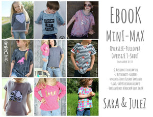 Kombi-eBook - "Max" & "Mini Max"  - Pullover/Shirt - Sara & Julez - Glückpunkt.