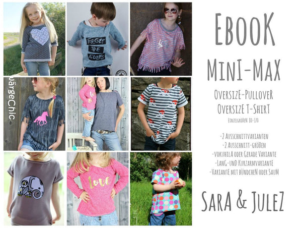 eBook - "Mini Max" - Pullover/Shirt - Sara & Julez - Glückpunkt.