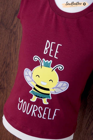 Plotterdatei - "Bee yourself" - Khanysha