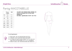 eBook - "Simple Dress" - Kleid - Schnittherzchen