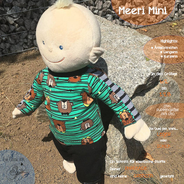  eBook - "Meeri Mini" - Puppen-Shirt - Susi's Kreation - Glückpunkt.
