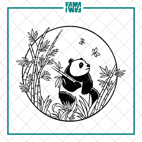 Plotterdatei - "Pandabär" - Famafami