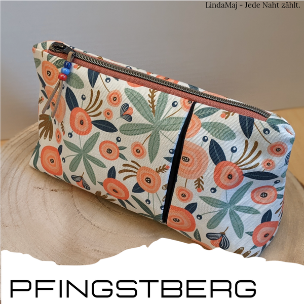 Freebook - "Pfingstberg" - Kosmetiktasche - LindaMaj