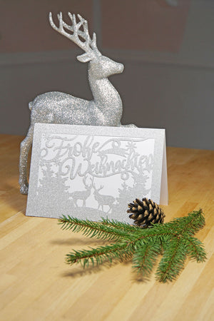 Plotterdatei - "Weihnachtskarten Set - 2 Motive" - Maker Mauz Sewing