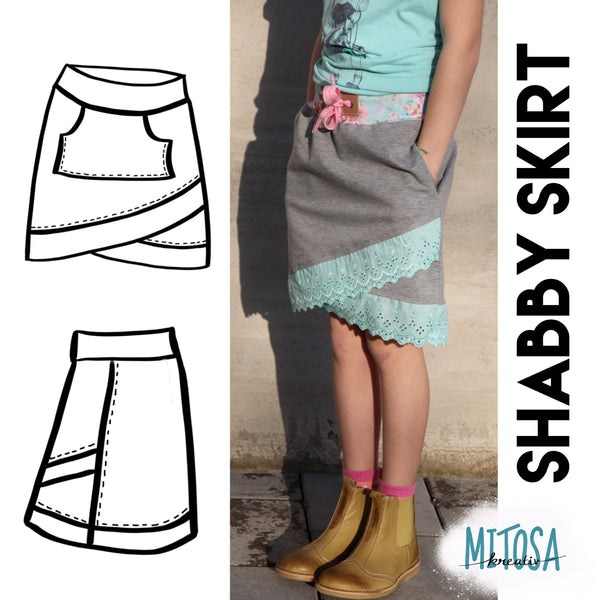 eBook - "Shabby Skirt Kids" - Rock - MiToSa-Kreativ