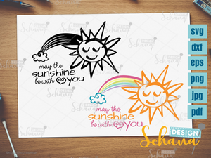 Plotterdatei - "Sunshine 2" - Schana Design