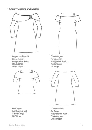 eBook - "Valentine Dress" - Kleid - Sewera