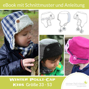eBook - "Winter Polli-Cap" - Fliegermütze -  Kleiner Polli-Klecks