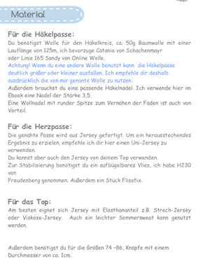 eBook - "Ally" - Top/Shirt - Prinzessin Farbenfroh