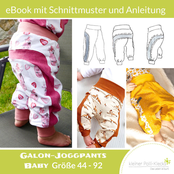 eBook - "Galon-Joggpants" - Babyhose - Kleiner Polli-Klecks