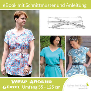 eBook - "Taillengürtel Wrap Around Gr. 55 - 125 cm" - Kleiner Polli-Klecks