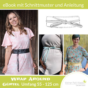eBook - "Taillengürtel Wrap Around Gr. 55 - 125 cm" - Kleiner Polli-Klecks