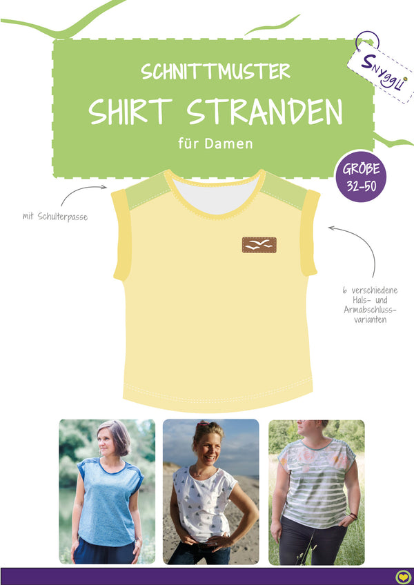 eBook - "Stranden Damen" - Shirt - Snyggli