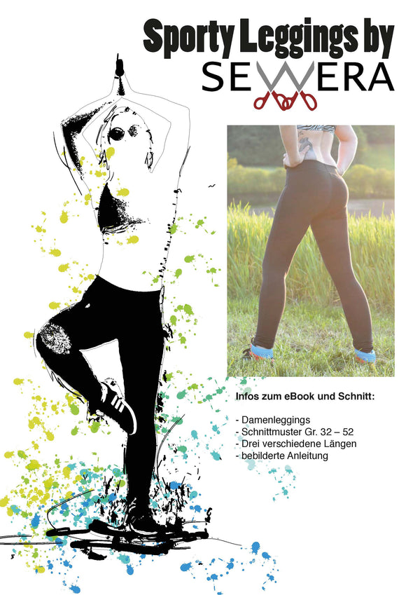 eBook - "Sporty Leggings" - Hose - Sewera - Glückpunkt.