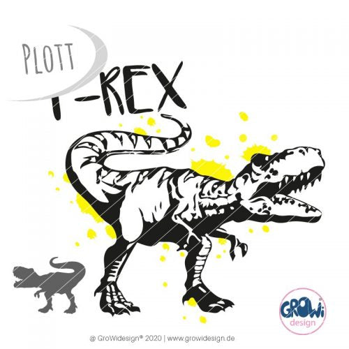 Plotterdatei - "T-Rex" - GroWidesign