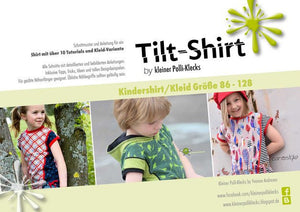 Kombi-eBook zum Nähen des "Tilt für Kinder & Damen" - Kleiner Polli-Klecks - zauberhaftes Schnittmuster für ein Tilt-Shirt oder Kleid mit Teilung Anleitung,sowie Schnittmuster