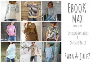 Kombi-eBook - "Max" & "Mini Max"  - Pullover/Shirt - Sara & Julez - Glückpunkt.