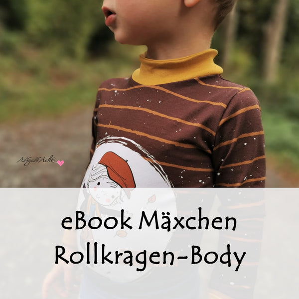 eBook - "Mäxchen" - Rollkragen-Body - Bunte Nähigkeiten