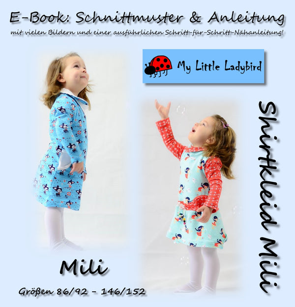 eBook - "Mili" - Shirtkleid - My little Ladybird - Glückpunkt