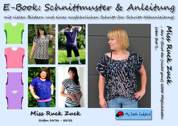 eBook - "Miss Ruck-Zuck" - Shirt - My little Ladybird - Glückpunkt