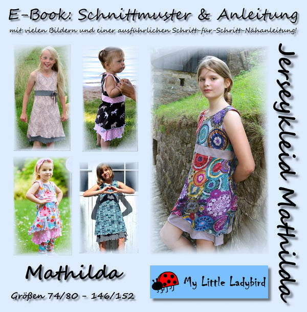 eBook - "Mathilda" - Jerseykleid - My little Ladybird - Glückpunkt