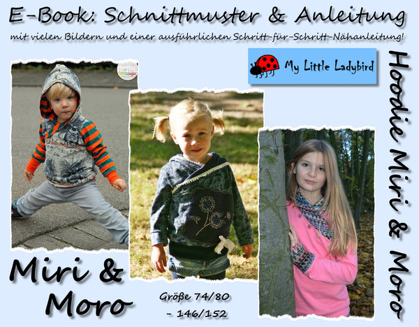 eBook - "Miri & Moro" - Hoodie - My little Ladybird - Glückpunkt