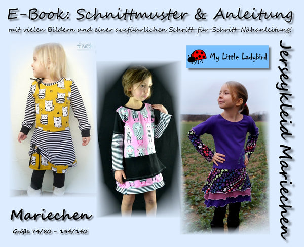 eBook - "Mariechen" - Jerseykleid - My little Ladybird - Glückpunkt
