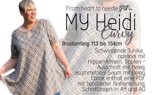 eBook - "Heidi Curvy" - Tunika - From Heart to Needle