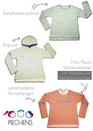 eBook - "Frau Paula" - Sweater - Piechens
