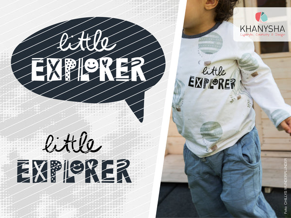 Plotterdatei - "Little Explorer" - Khanysha