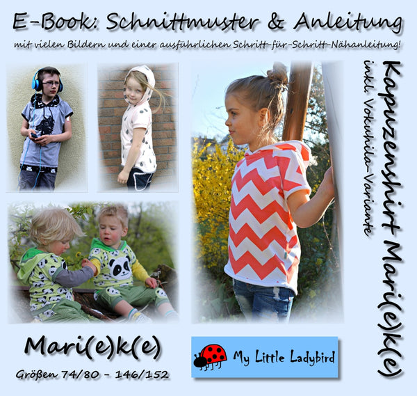 eBook - "Mari(e)k(e)" - Kapuzenshirt - My little Ladybird - Glückpunkt