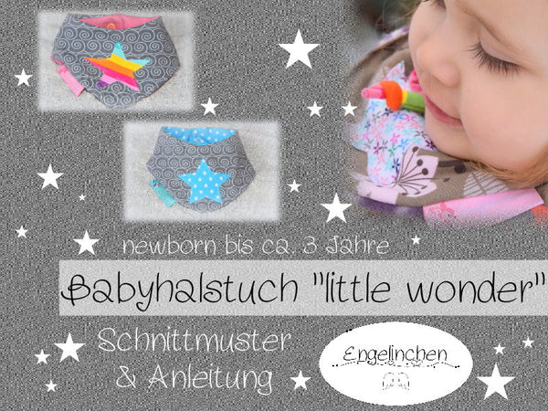 Freebook - "Babyhalstuch Wonder" - Halstuch - Kinder - Baby -  Engelinchen Design