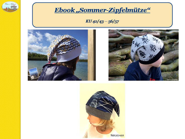 eBook - "Sommer- Zipfelmütze" - Caro's Nähseum - Glückpunkt