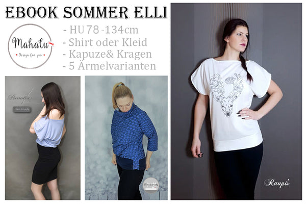 eBook - "Sommer Elli" - Shirt/Kleid - Mahalu Design - Glückpunkt