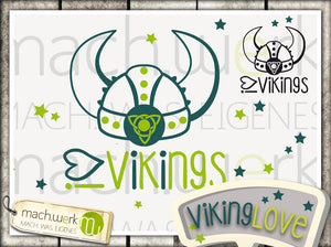 Freebook-Plotterdatei - "Viking Love" - mach.werk design - Glückpunkt.