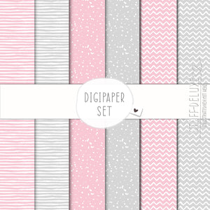 DigiStamp - "Frühlingsmaus Fienchen mit Blume" - Stuff-Deluxe