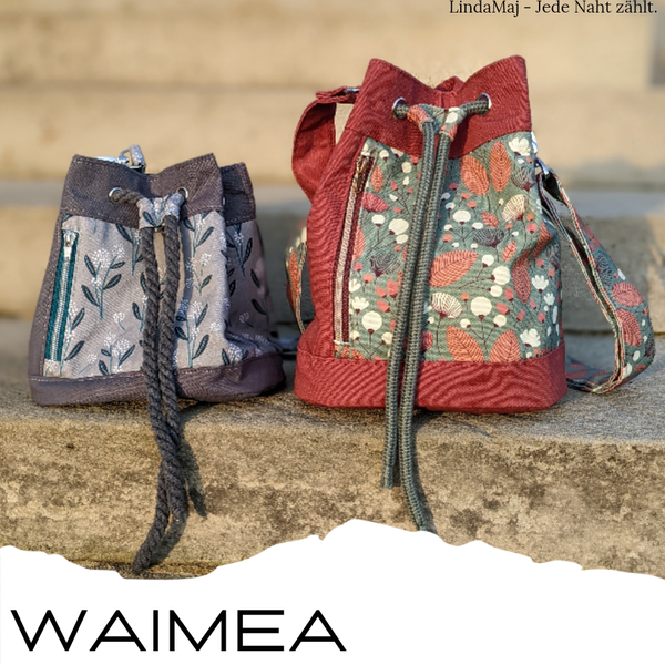 eBook - "Waimea" - Bucket Bag - LindaMaj