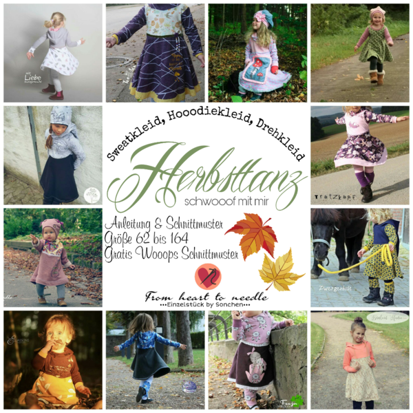 eBook - "Herbsttanz" - Kleid -  From Heart to Needle